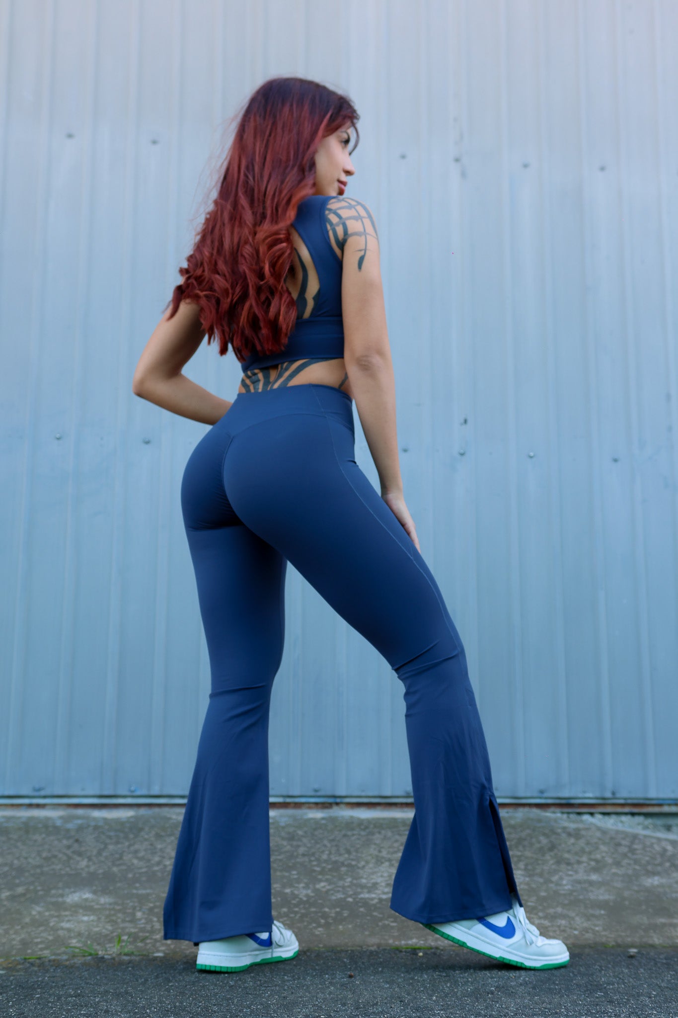 Elevate Leggings - Flare - Navy
