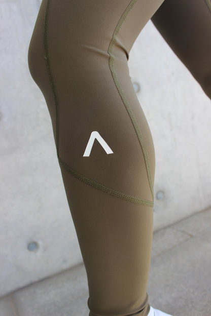 Khaki - Power Leggings