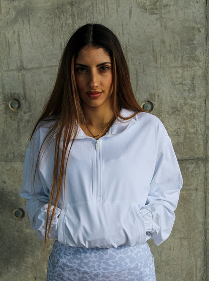 White - Half Zip Jacket