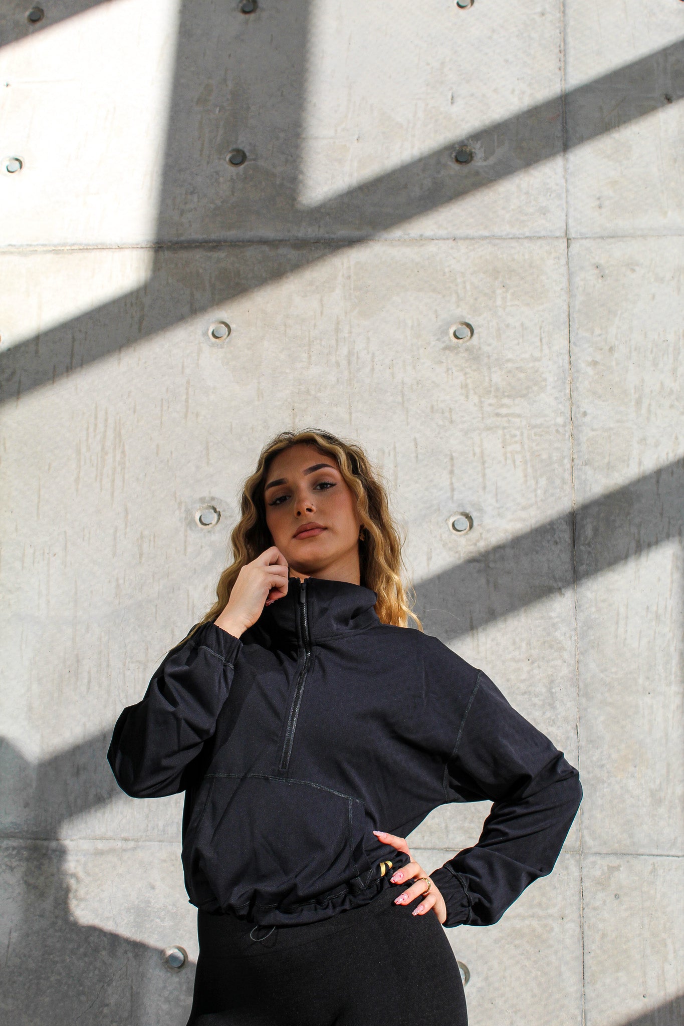 Black - Half Zip Jacket